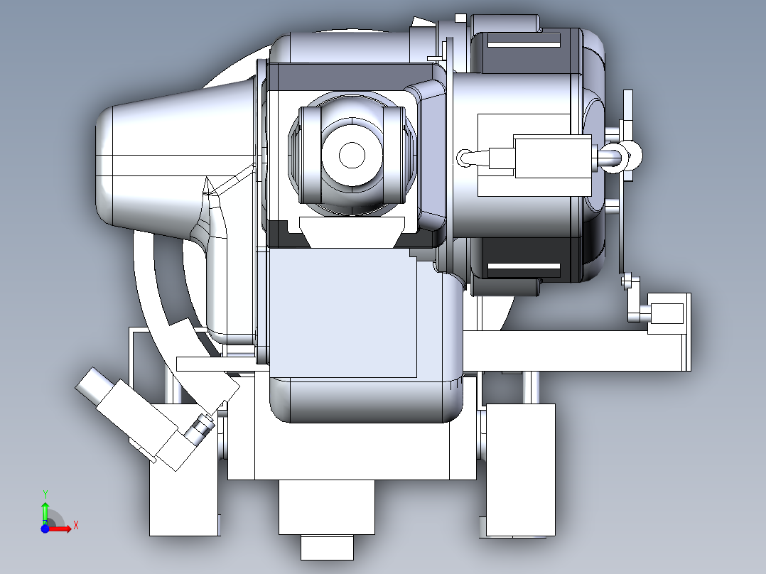 川崎机器人模型大全前视图