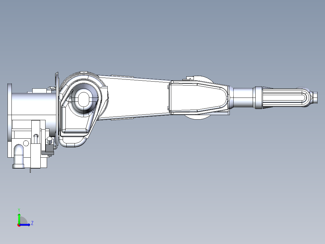 川崎机器人模型大全左视图