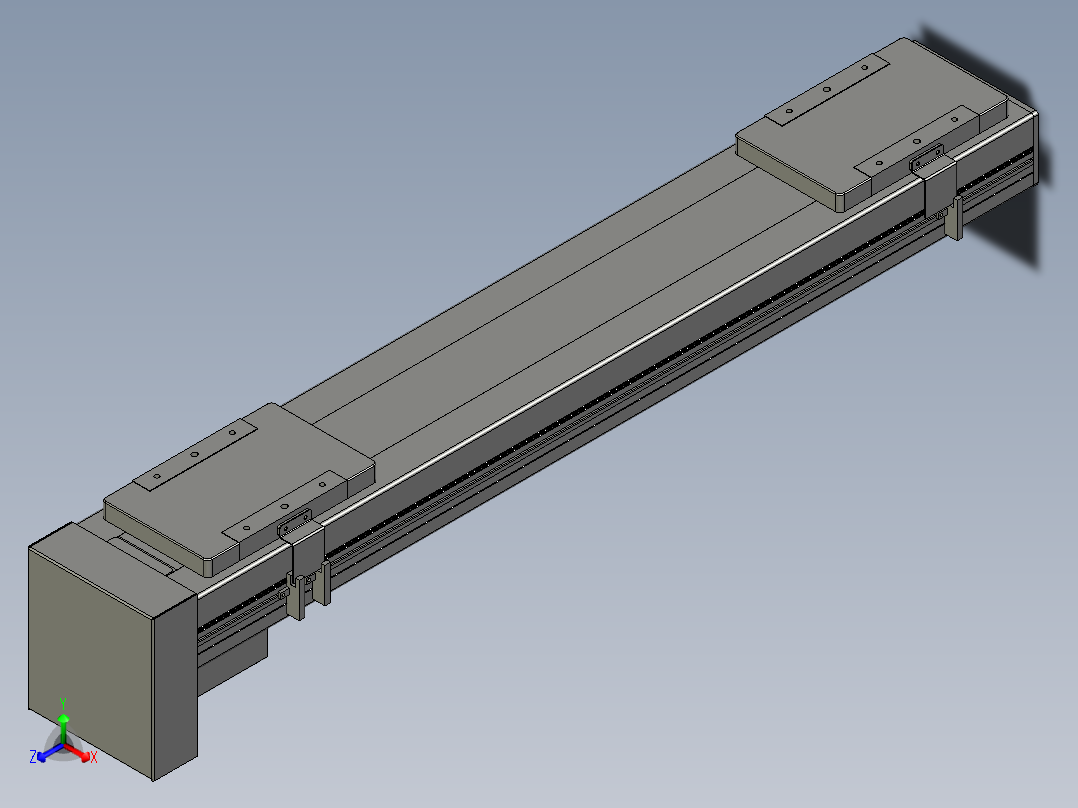 直线模组LHC14-S650-D设计图纸
