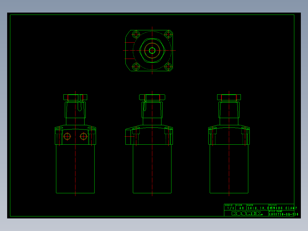 LHS0750-SR-Y30多系列多零件图纸模型