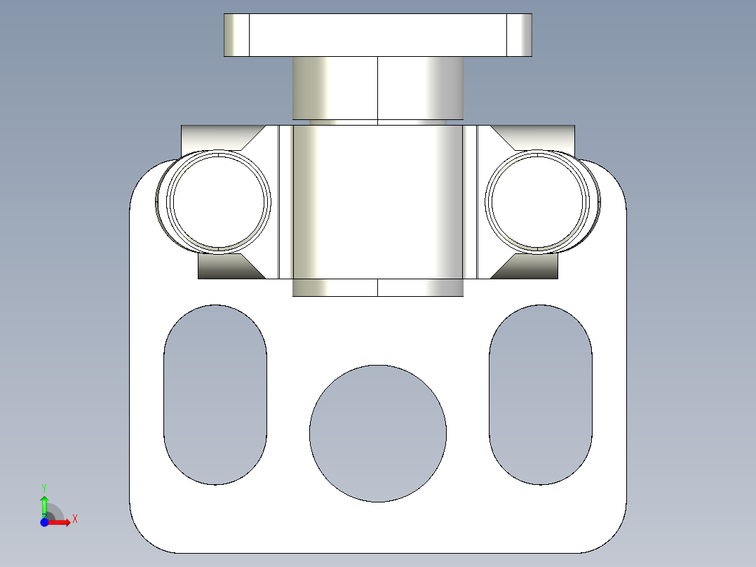 基恩士OP-83180_kc图纸模型前视图