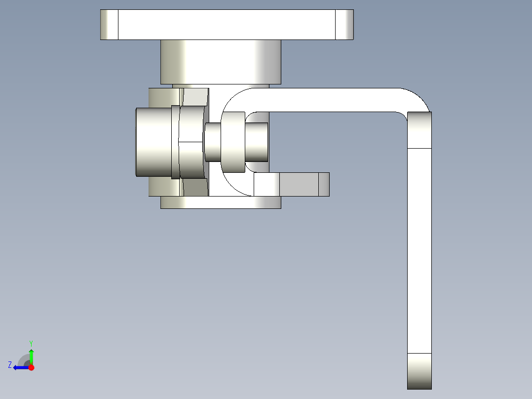 基恩士OP-83180_kc图纸模型右视图