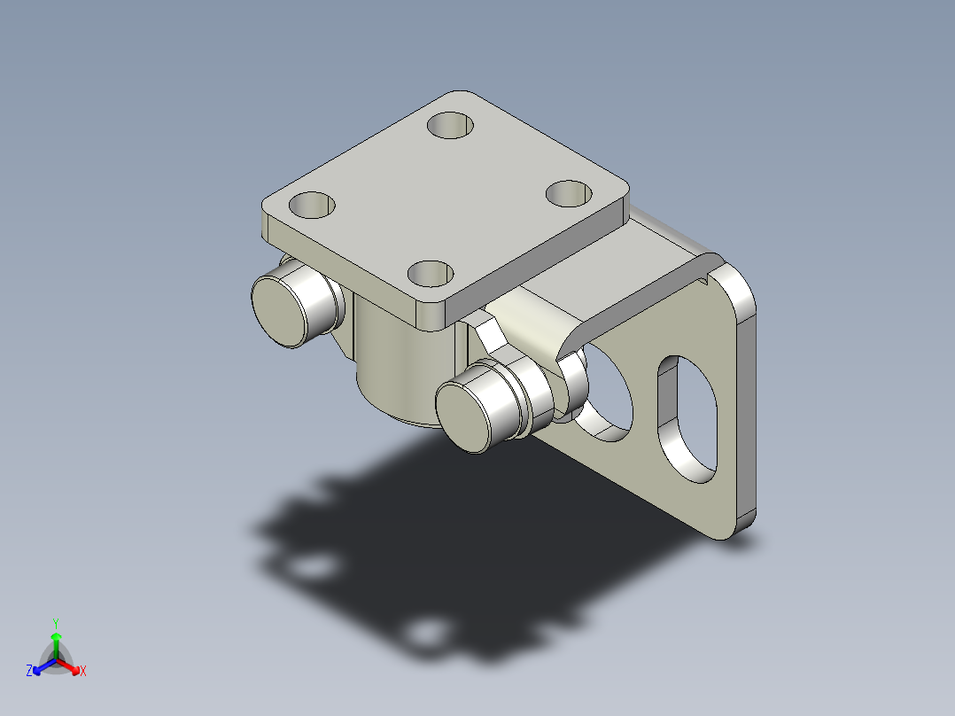 基恩士OP-83180_kc图纸模型正等轴测图