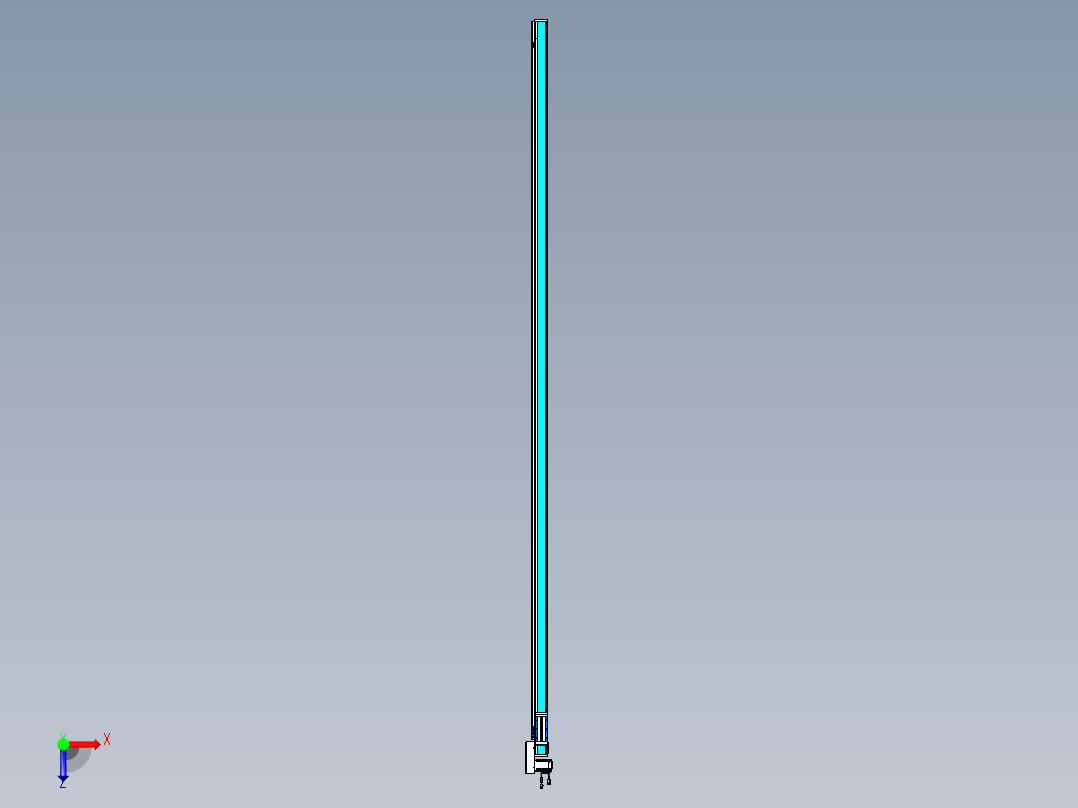 威洛博LB.GB同步带传动--欧规系列LB6A-L65-S3450-BR俯视图