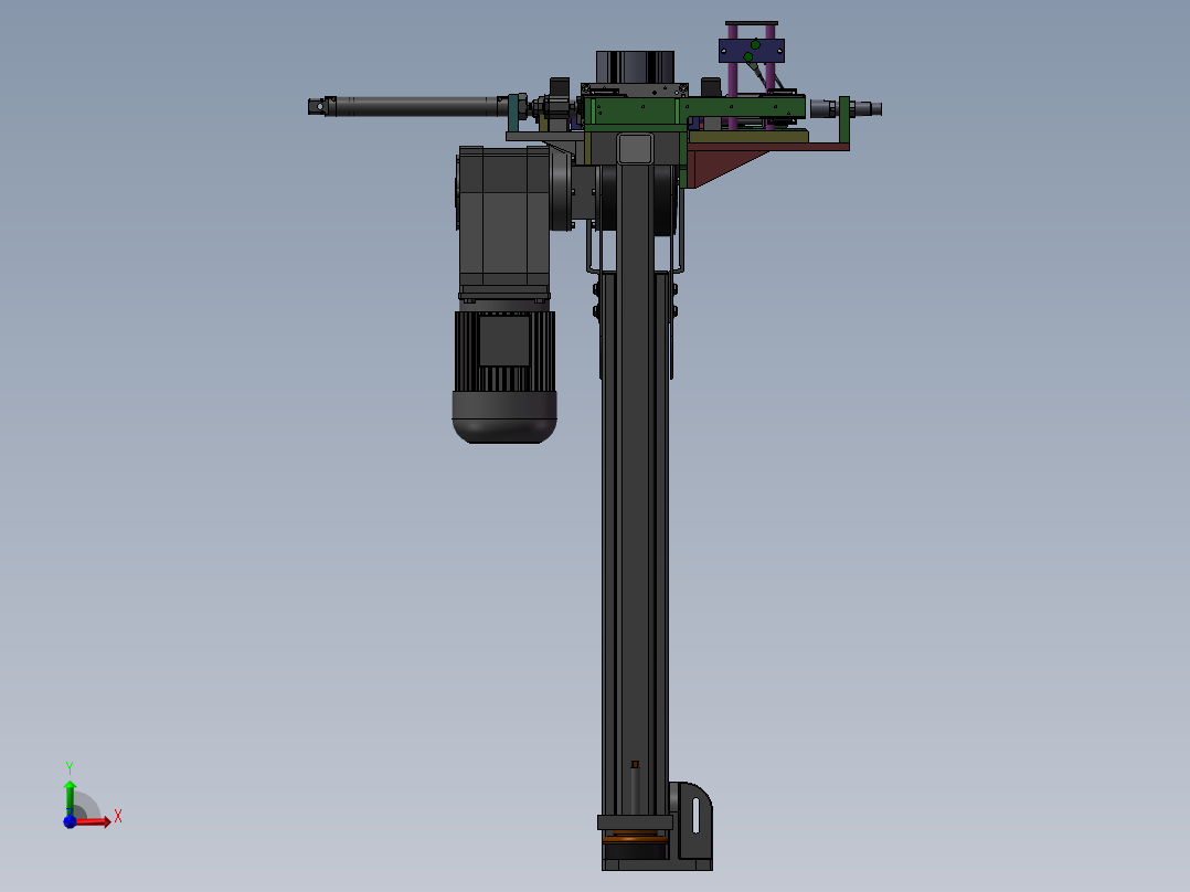 输送带 3D前视图