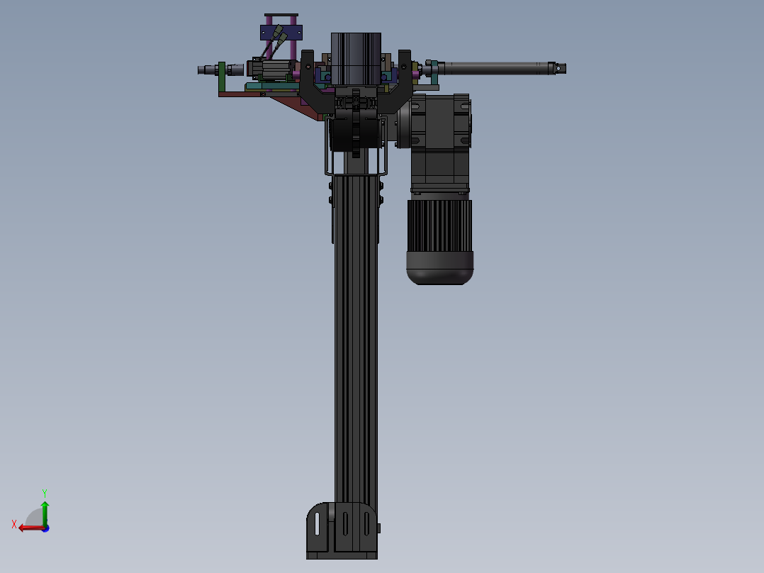 输送带 3D后视图