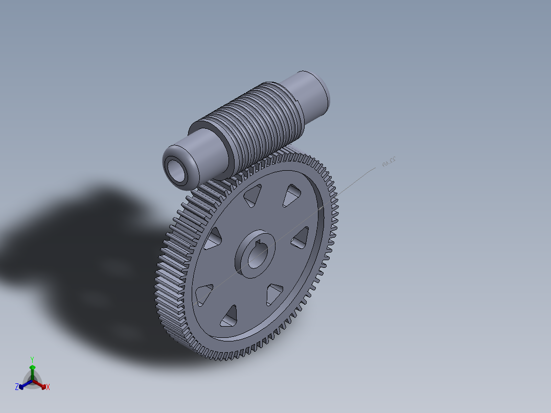 齿轮正等轴测图