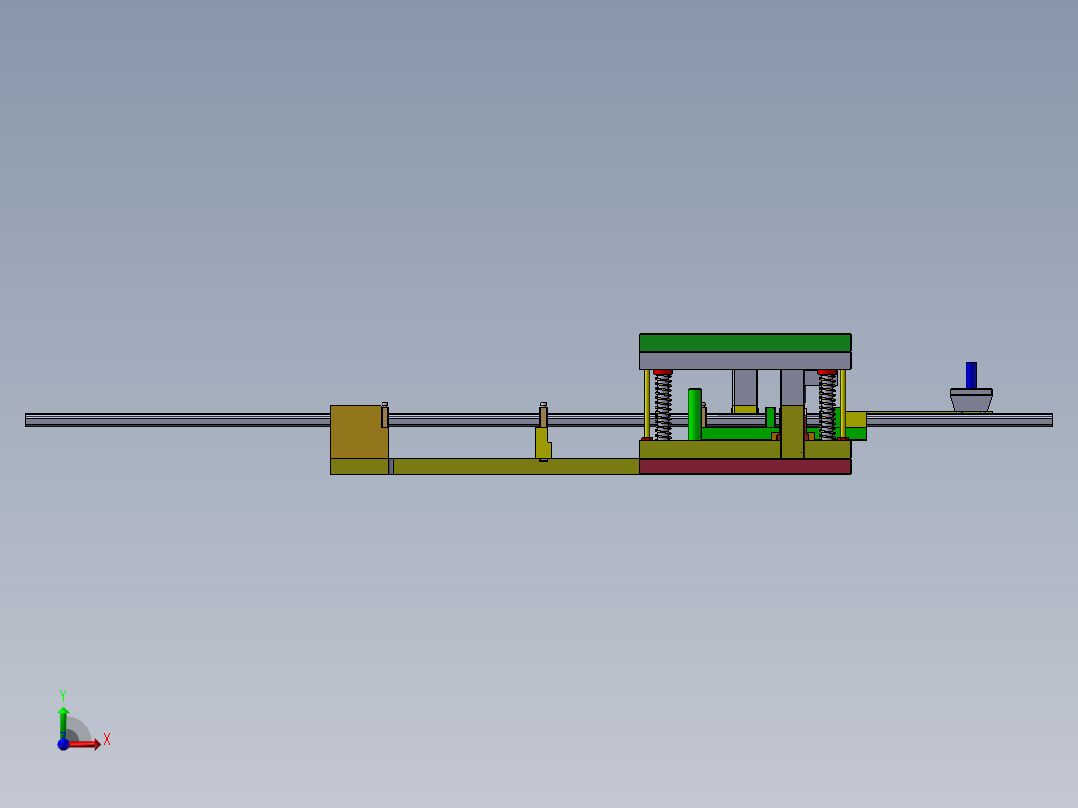 冲孔模具前视图