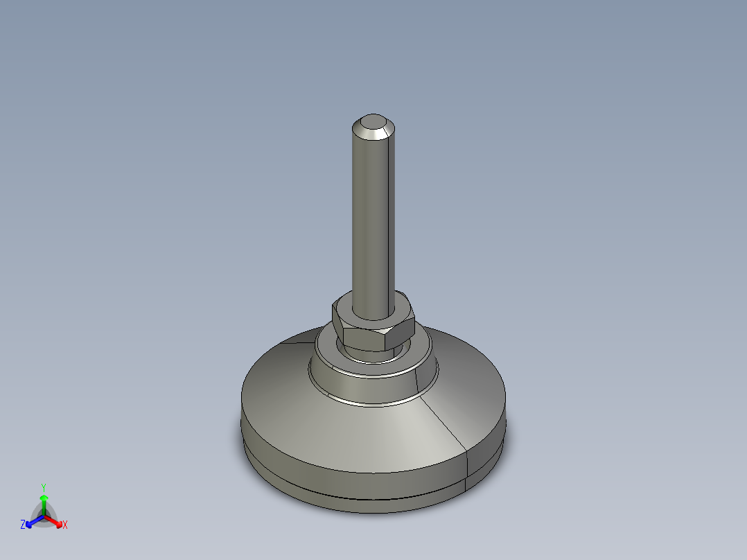水平調整腳座(SUS製)LSA50-SUS-3D多系列多零件图纸模型