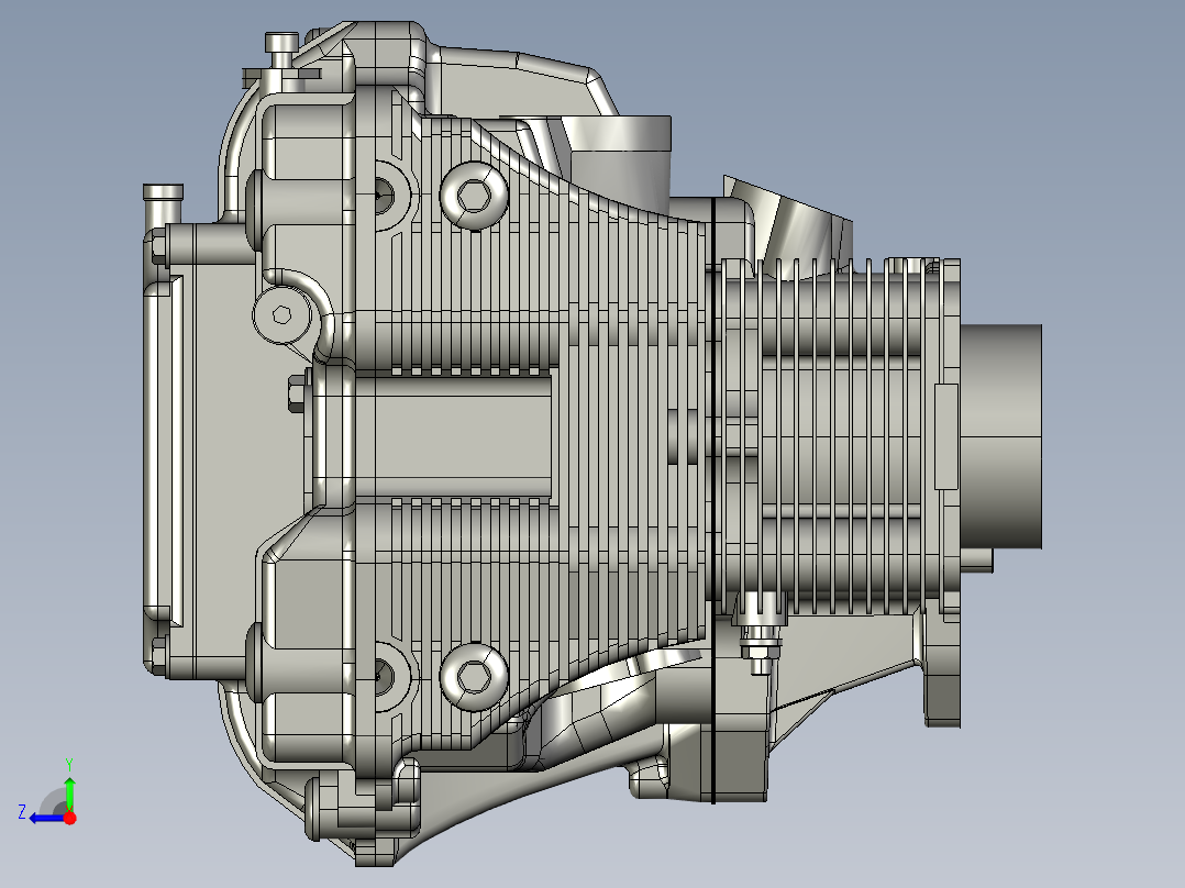 Moteur Suzuki 600 GSXF 2004 年右视图