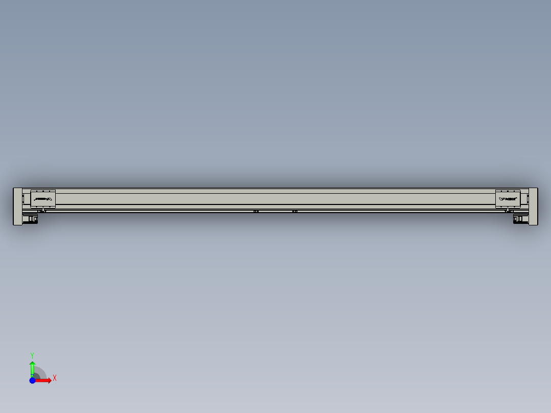 威洛博双电机滑台-VC14D2-S1350-BLR-P40-C6前视图