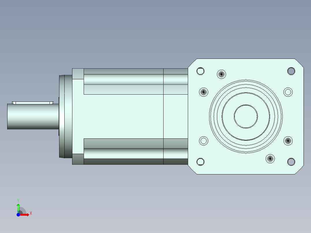 直齿ZPLX142-L3 42-114.3-200-M12.stp前视图