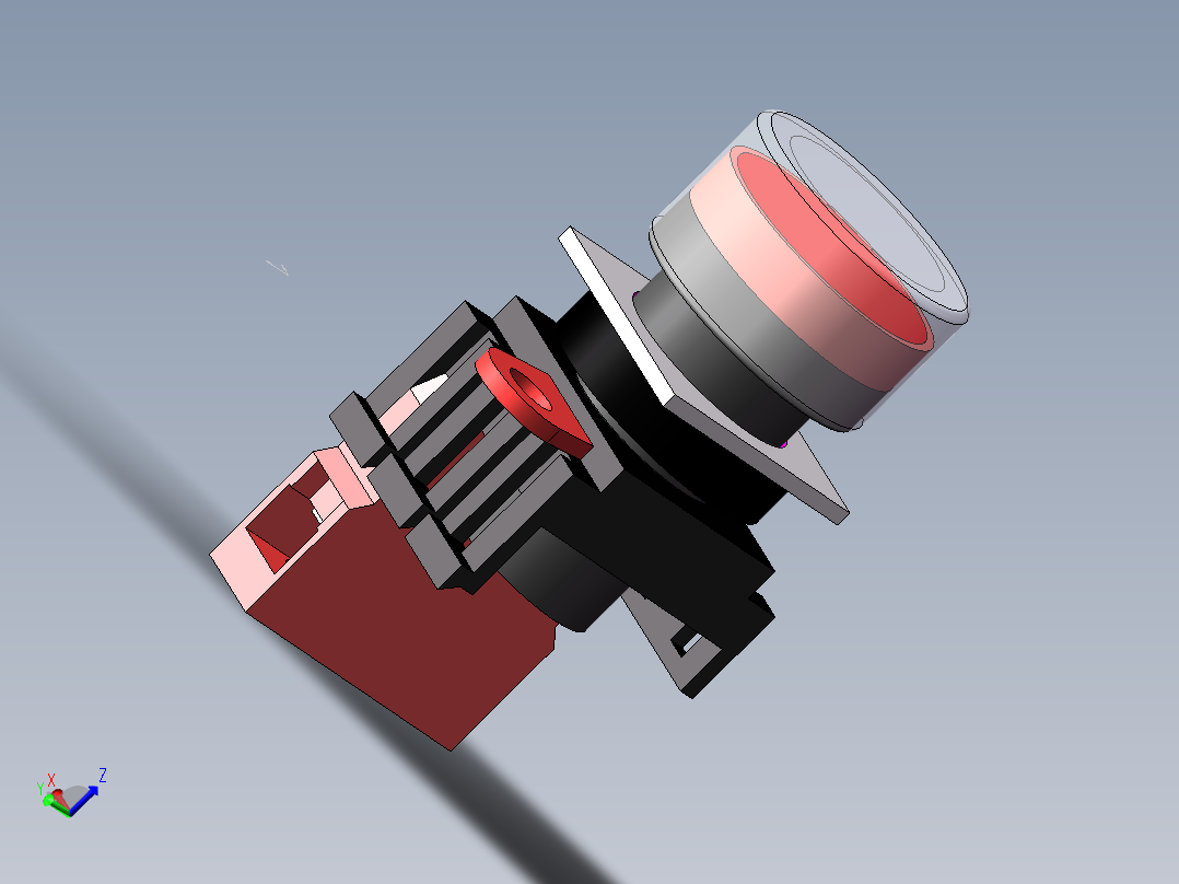 自复位按钮（带灯）YW1L-MF2E10Q4R（24V红）