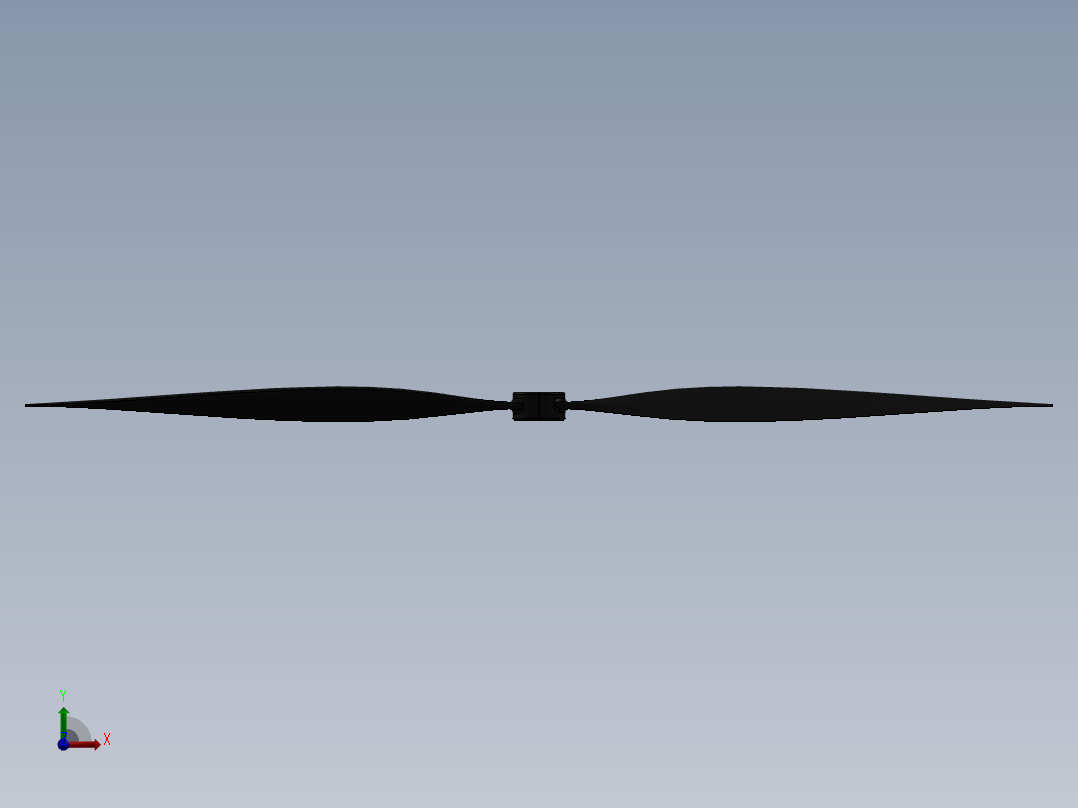 垂直起降固定翼电动多旋翼无人机带广电吊舱前视图