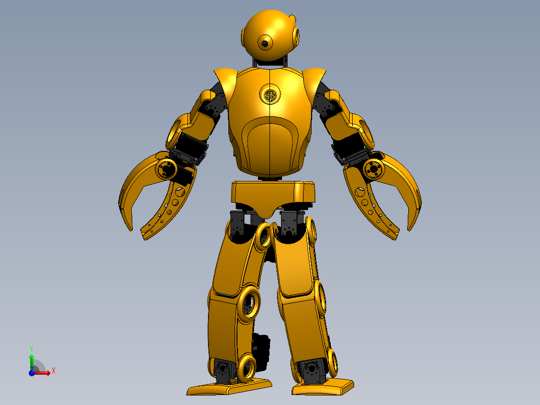 聪明机器人前视图