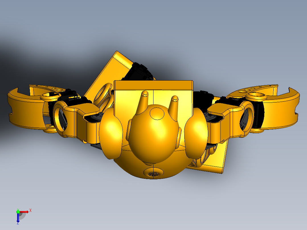 聪明机器人俯视图