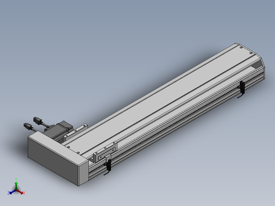 精密模组MY130-T10-550L-BR-P20B-C4-C正等轴测图
