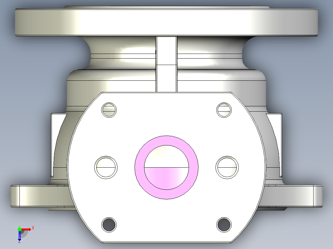 管道手动球阀-水管开关阀-手动阀门User Library-md52c150dn80-1_MD52C150DN80.BP俯视图