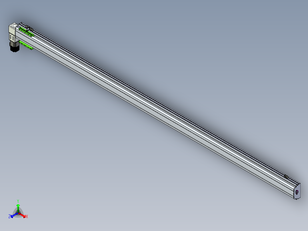 同步带滑台-半封闭B13-L90-S2800-L-P40-D3