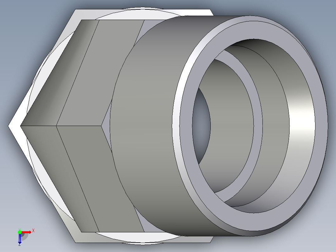 卡套式工业通用硬管接头EO_Adjustable_locknut_45_deg_elbow_VEE38SMOMDCF俯视图