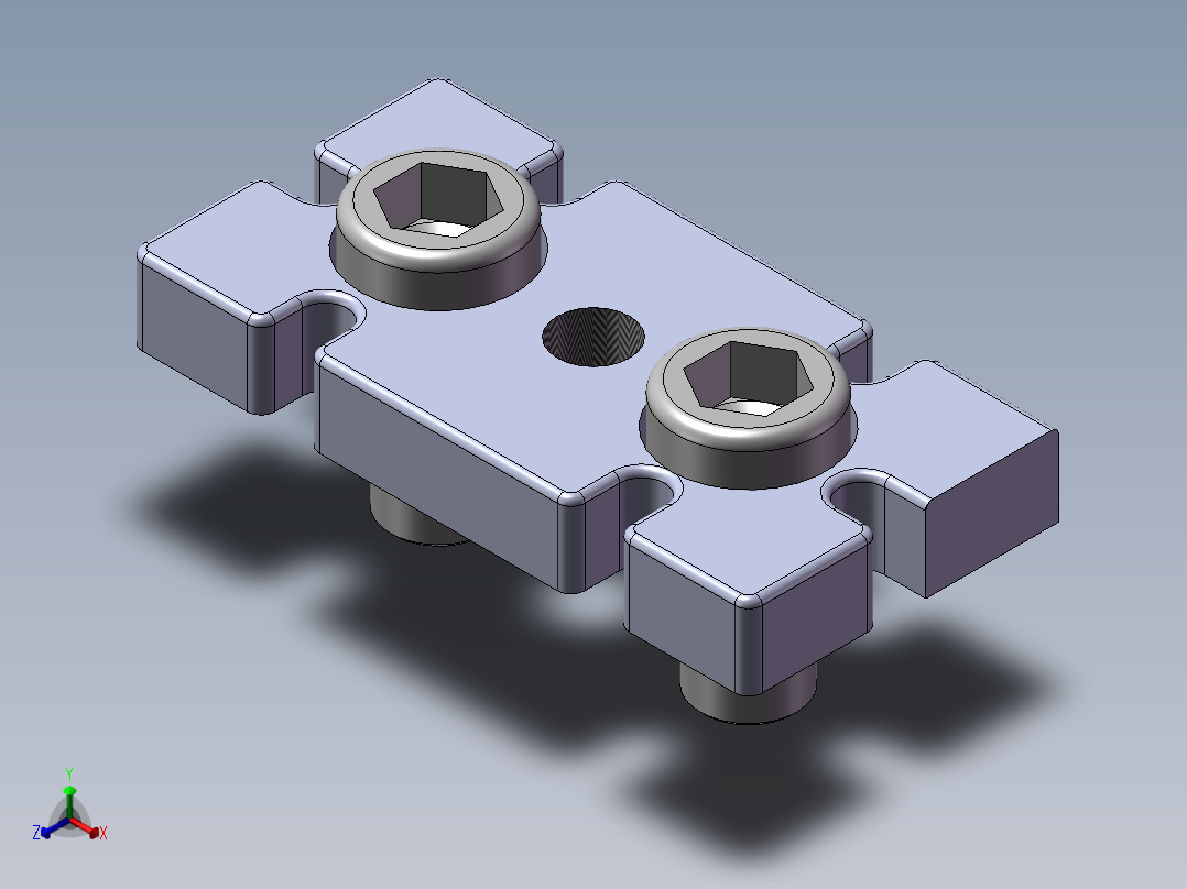 铝型材及其附件5.33.45.4590.M16正等轴测图