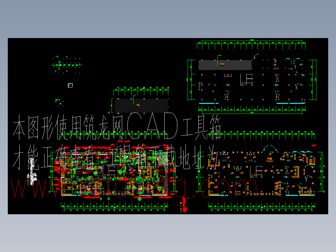 酒店照明灯光布置设计平面图