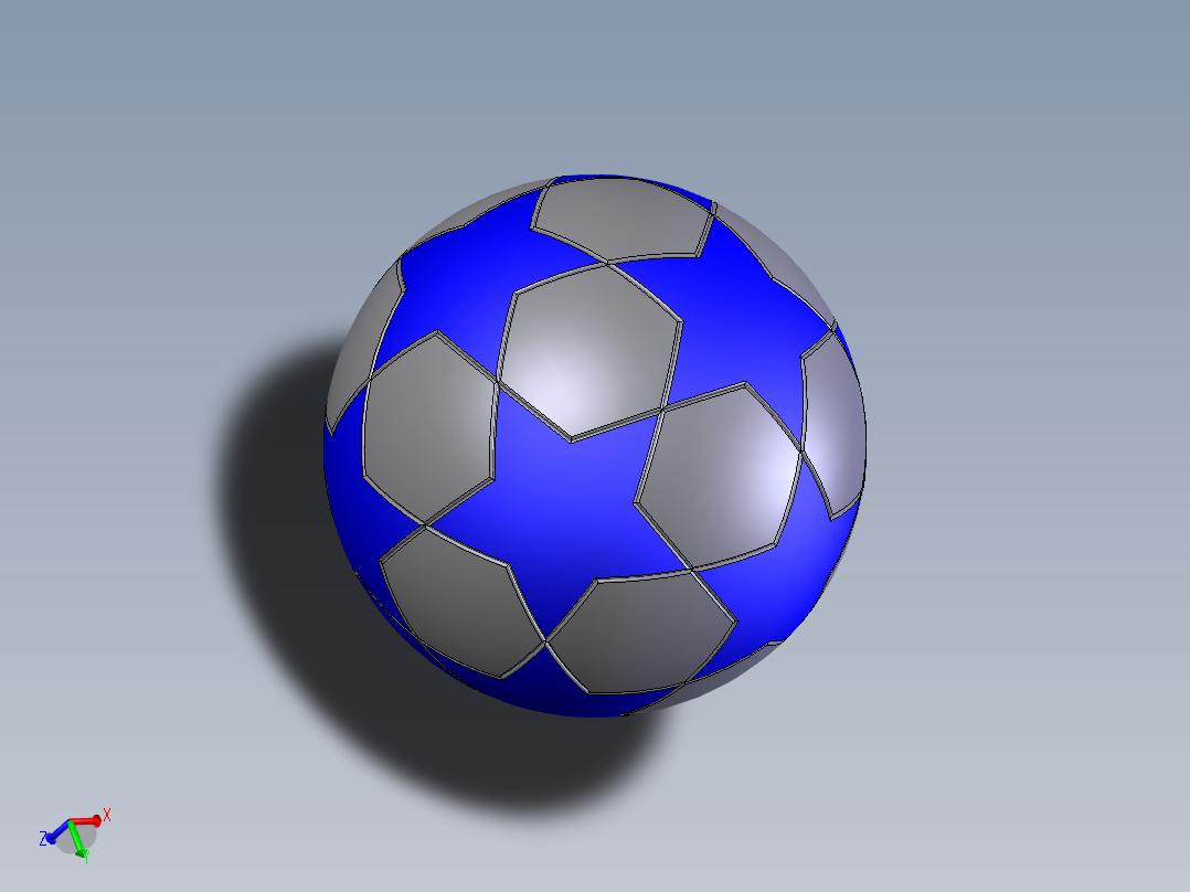 <span style='color: red'>SolidWorks</span>足球<span style='color: red'>模型</span>