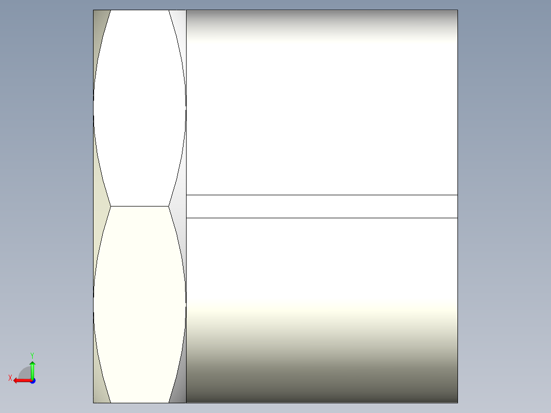 免鍵軸襯2505(B)-3D多系列多零件图纸模型后视图