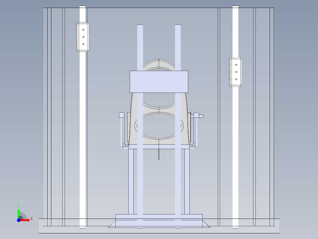 助老淋浴系统前视图