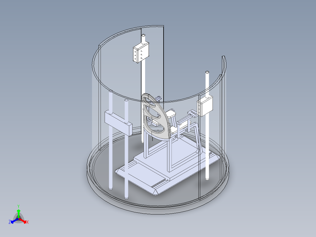 助老淋浴系统正等轴测图