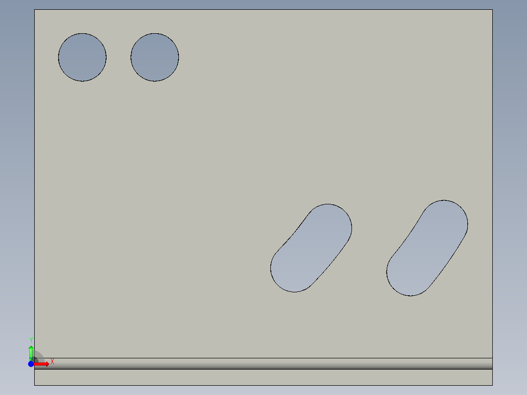 基恩士LV-H100bracket4_kc图纸模型前视图