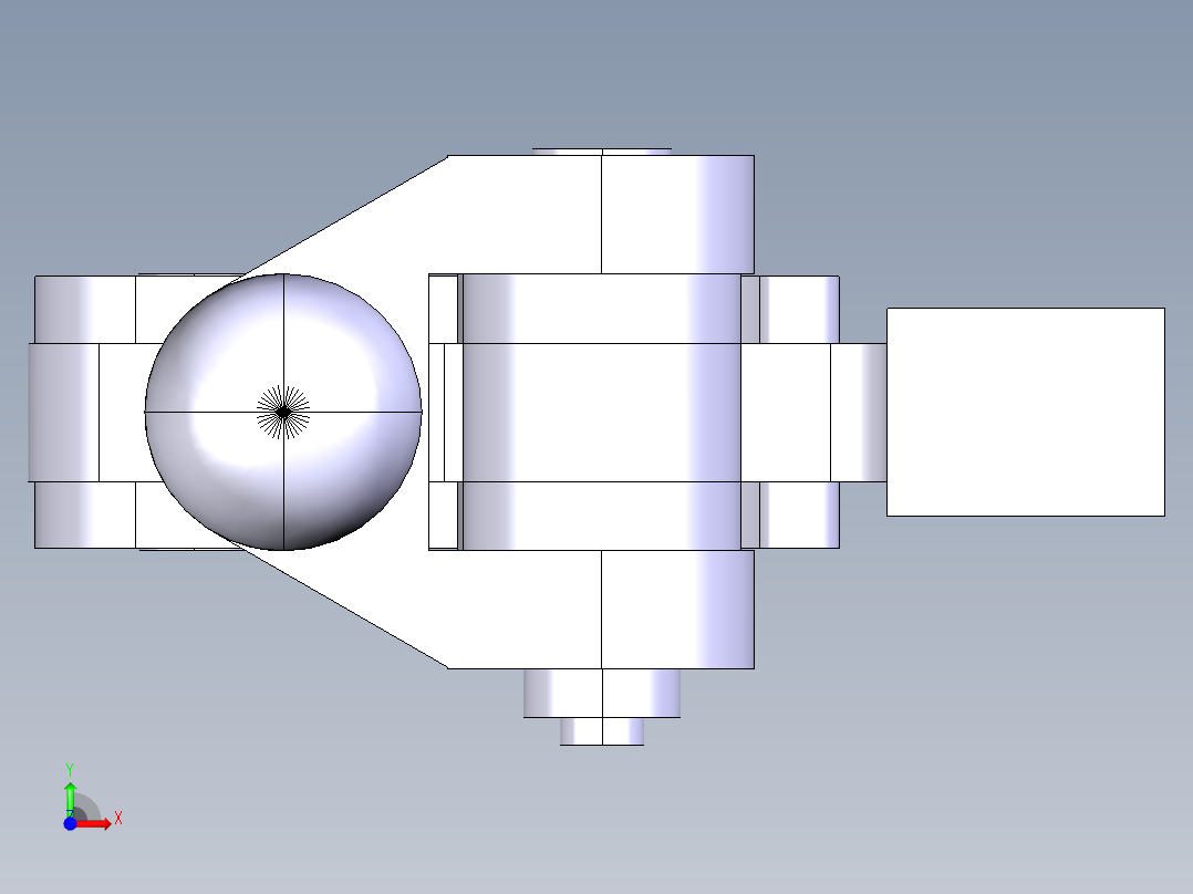 德克斯TUNKERS气缸数模T5 03 2BA前视图