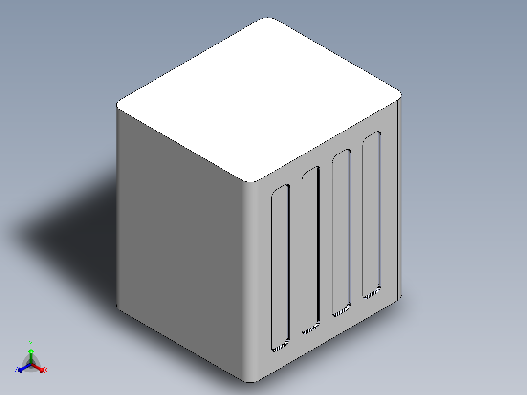 厨房杂物间洗衣机正等轴测图