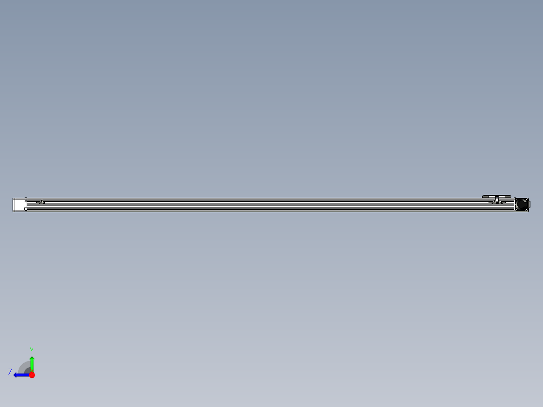 同步带滑台-欧规BC6-L120-S2200-R-P40-D3右视图