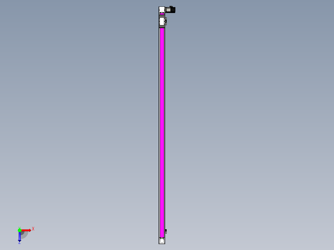 同步带滑台-欧规BC6-L120-S2200-R-P40-D3俯视图