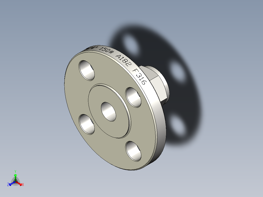 不锈钢ANSI法兰适配器，20毫米世伟洛克管接头，NPS 3-4英寸