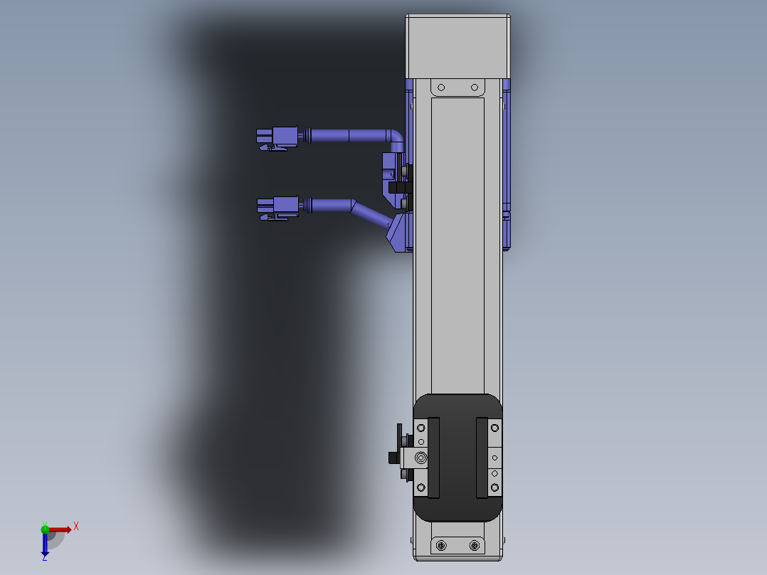 精密模组MY50-T10-150L-BM-P20B-C4-C俯视图