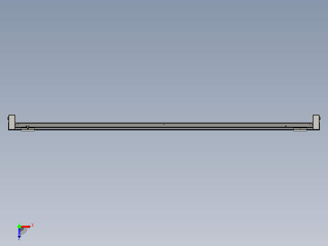威洛博双电机滑台-VBF14S2-L50-S2700-BD-P40-C6俯视图