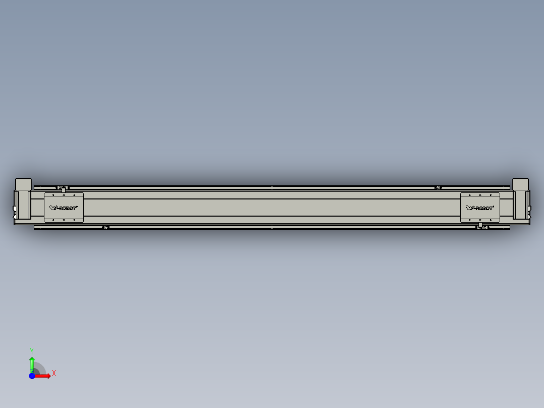 威洛博双电机滑台-VBC14S2-L50-S1500-BU-P40-C6前视图