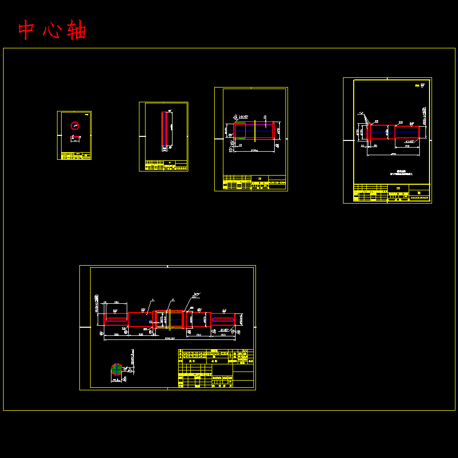 水电站桥式起重机、行架提升设备运行机构设计含4张CAD图