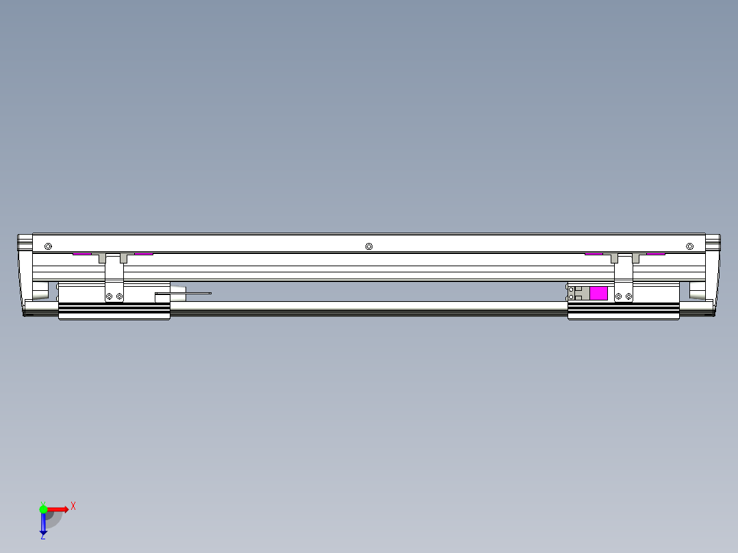 威洛博VL系列3d模型模组2VL14S1Y-S350俯视图