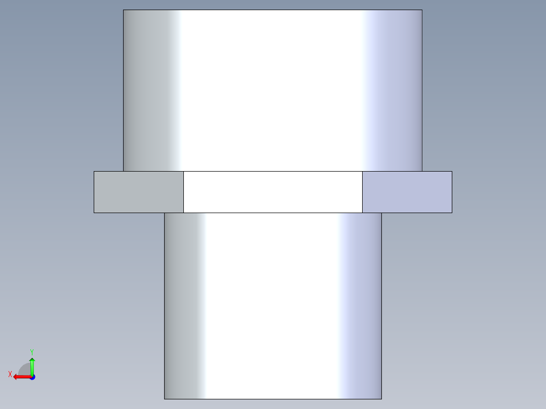 聚氯乙烯配件31-Sch80_PVC-Brass_SPIGxFPT_878-010BR_1in后视图