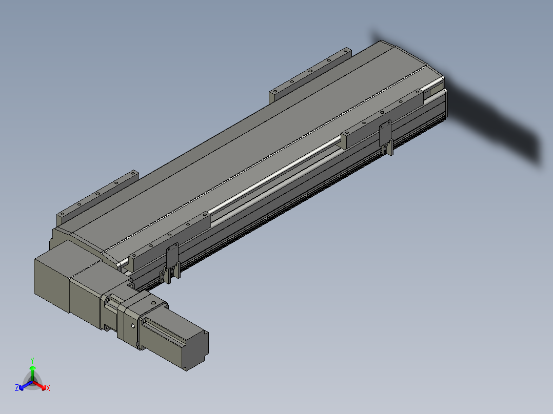 直线模组LHB21-L40-S600-L(B)设计图纸