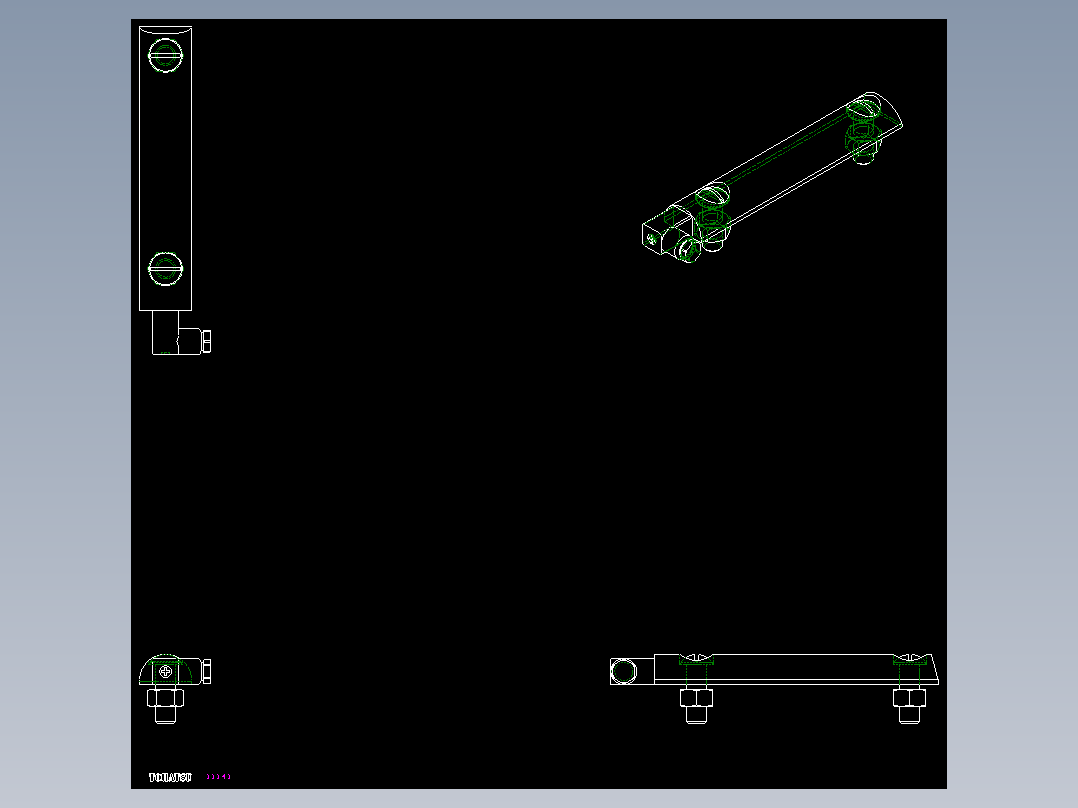 油錶HCX,E,HCX,P-2D多系列多零件图纸模型