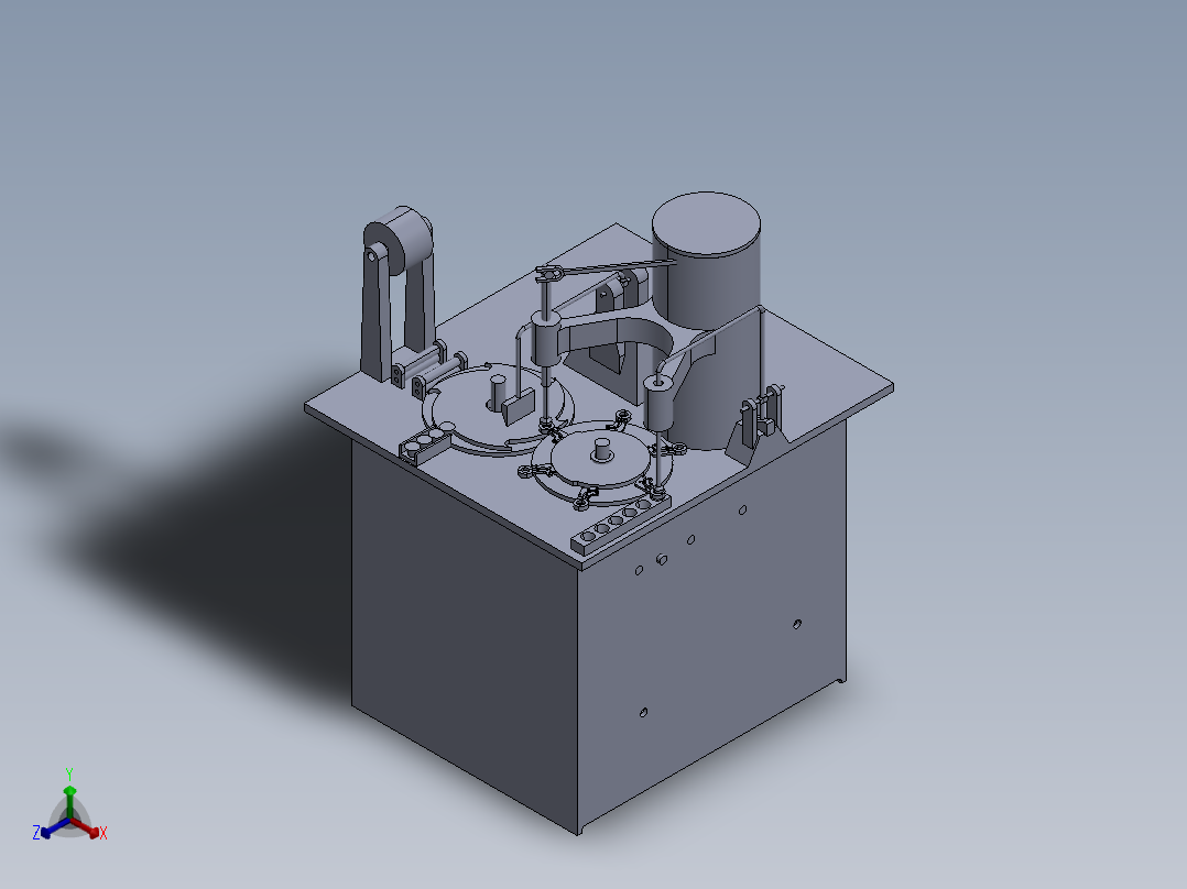机械专业包装机设计 连续式包装机含三维二维说明书1532568正等轴测图