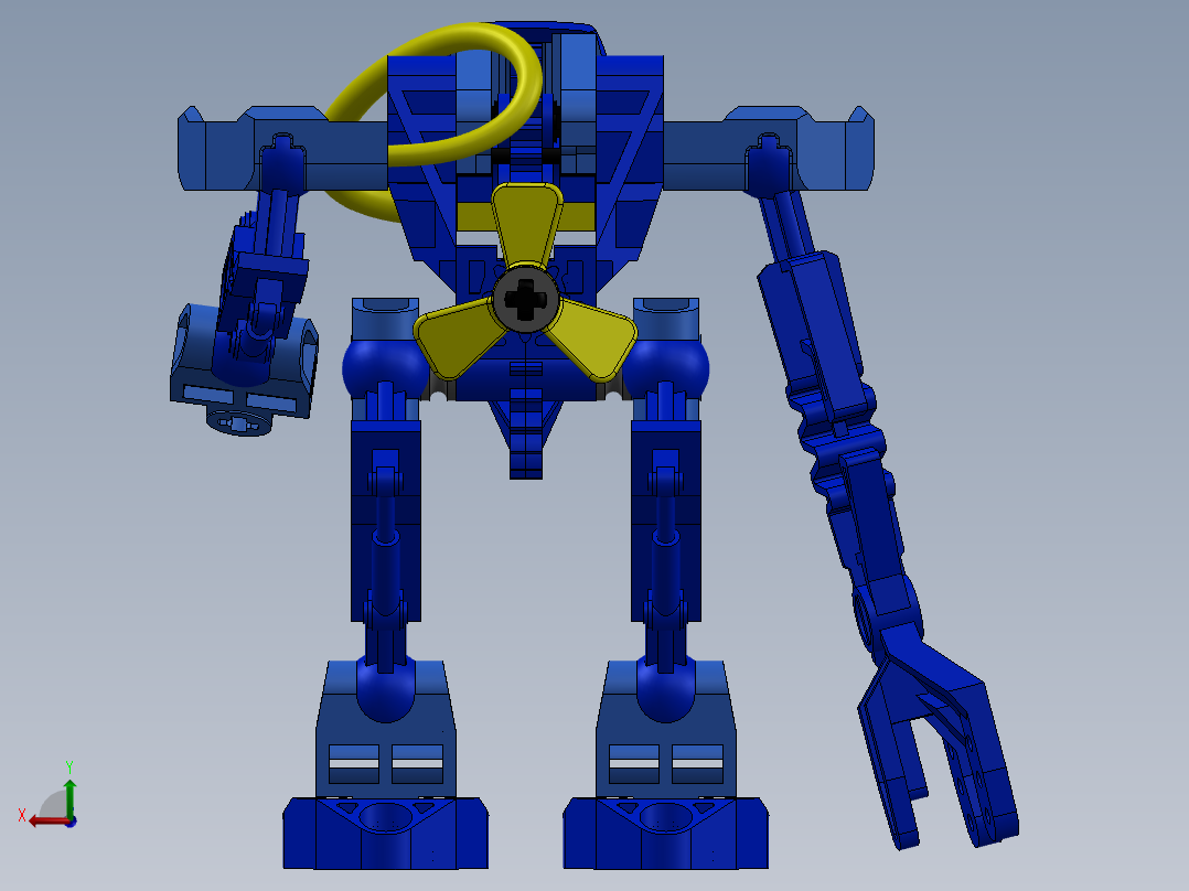 喷漆机器人后视图