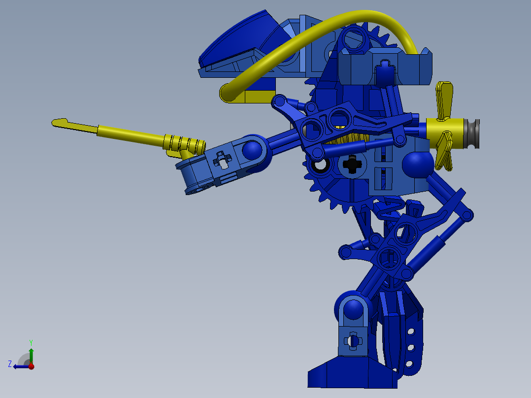 喷漆机器人右视图