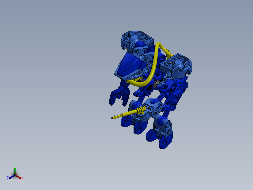 喷漆机器人正等轴测图