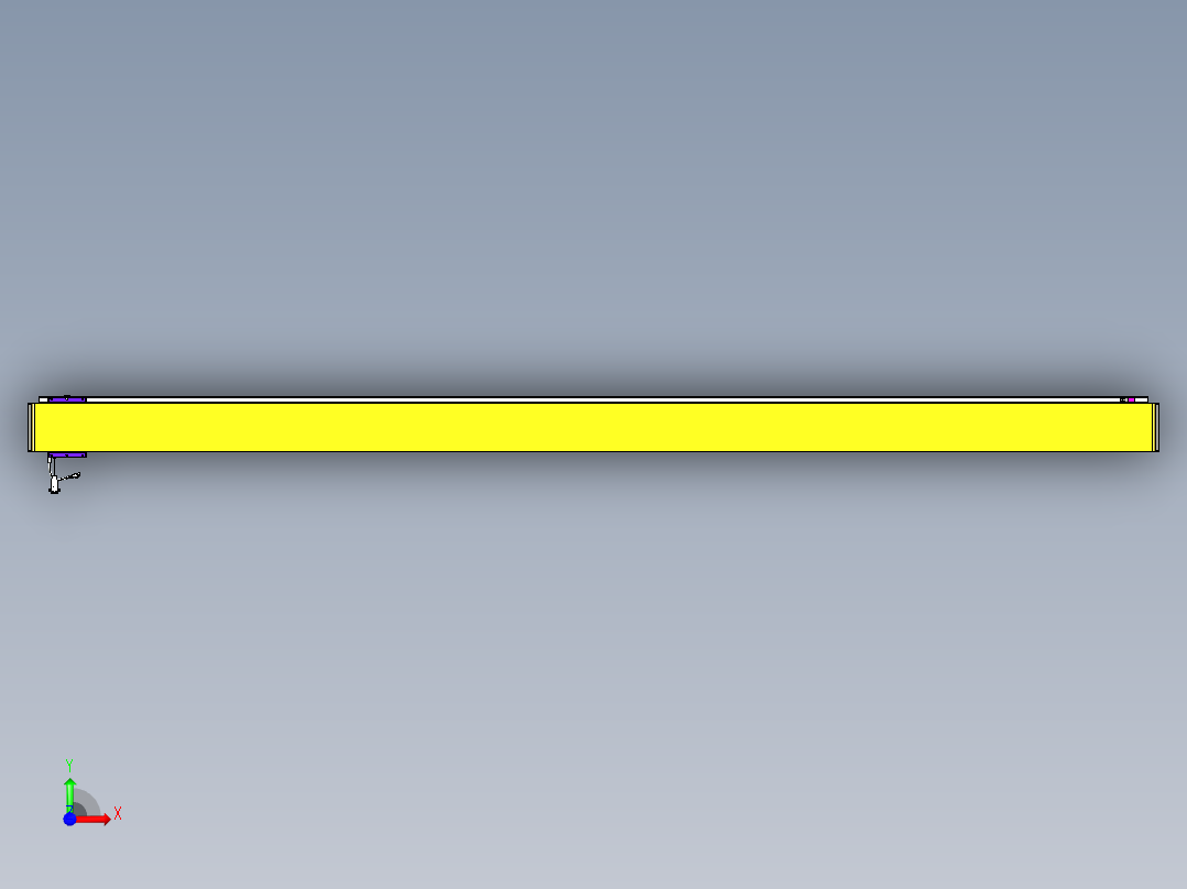 威洛博VL系列直线电机模组-VL14S1-S3050前视图