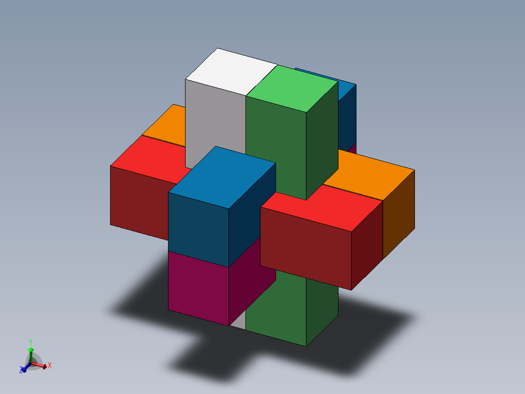 鲁班锁模型+<span style='color: red'>3D</span>打印